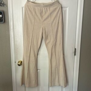 Aerie ribbed boot leg pants